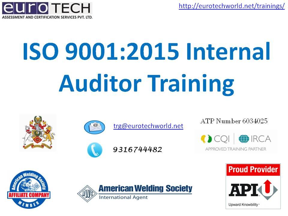 iso 9001 internal audit training